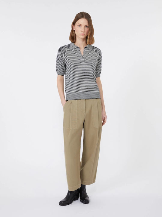 Women's Polo Blouse Blue