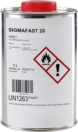 Sigmafast 20 Anti-corrosion Paint Rust 1l Ral 3020