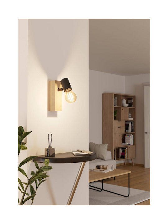 Eglo Townshend Lampă De Perete Neagră 5x16.5cm Eglo Townshend Lampă De Perete Neagră 5x16.5cm