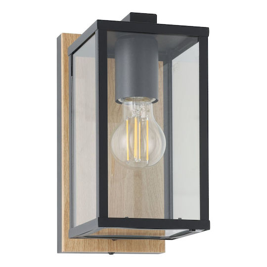 Eglo Budrone Wall-Mounted Outdoor Ceiling Light E27 IP44 12x27εκ.