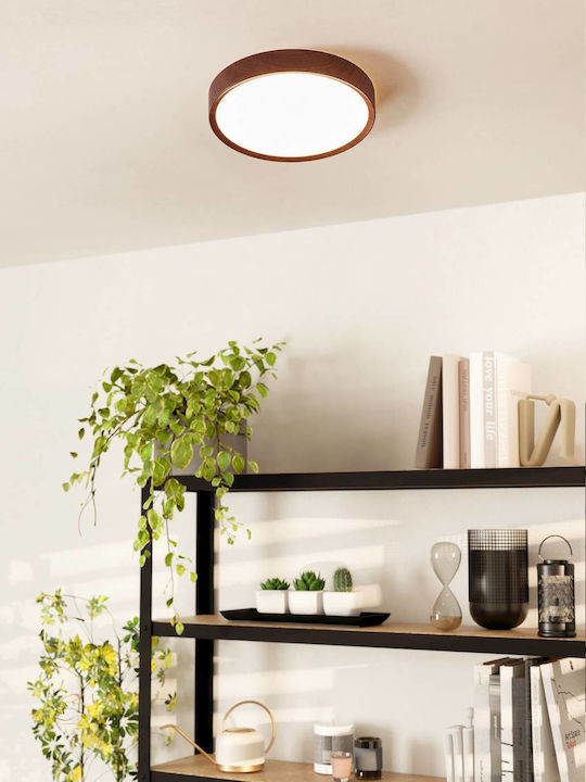 Eglo Στρογγυλό Εξωτερικό LED Panel 16.8W με Θερμό Λευκό Φως 3000K 34εκ.