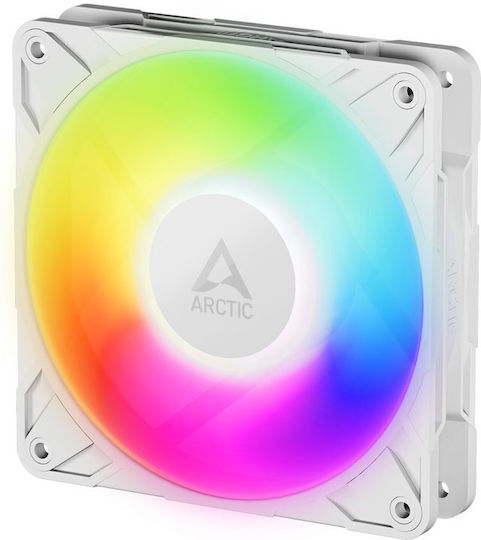 Arctic P12 Pro 12 Case Fan 120mm (3000rpm / 77cfm) με RGB Φωτισμό 3τμχ Λευκό