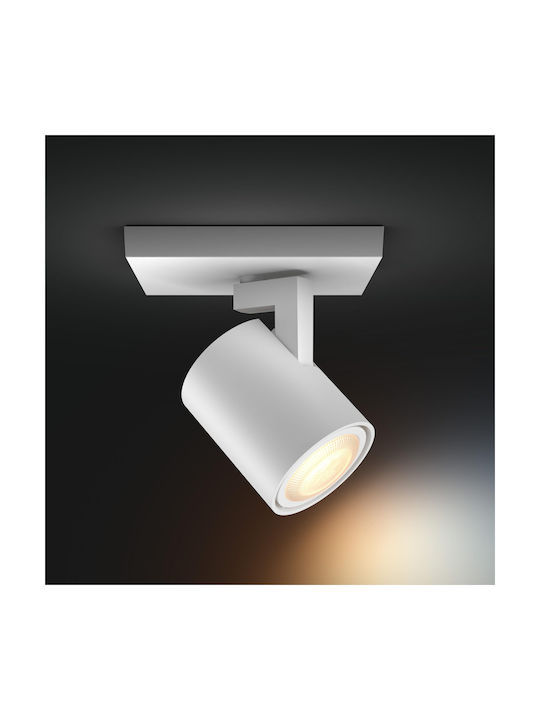 Philips Μονό LED Σποτ σε Λευκό Χρώμα