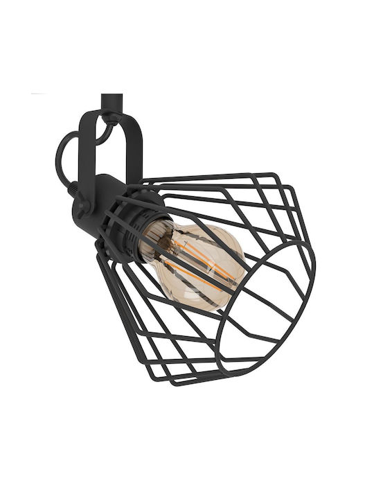 Eglo Tabillano Double Spot with Socket E27 in Black Color