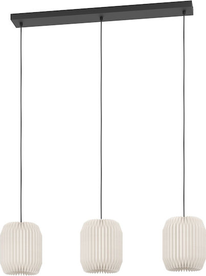 Eglo Lumini Suspendate Negru Cu Bază De Bec E27 88x18x110cm