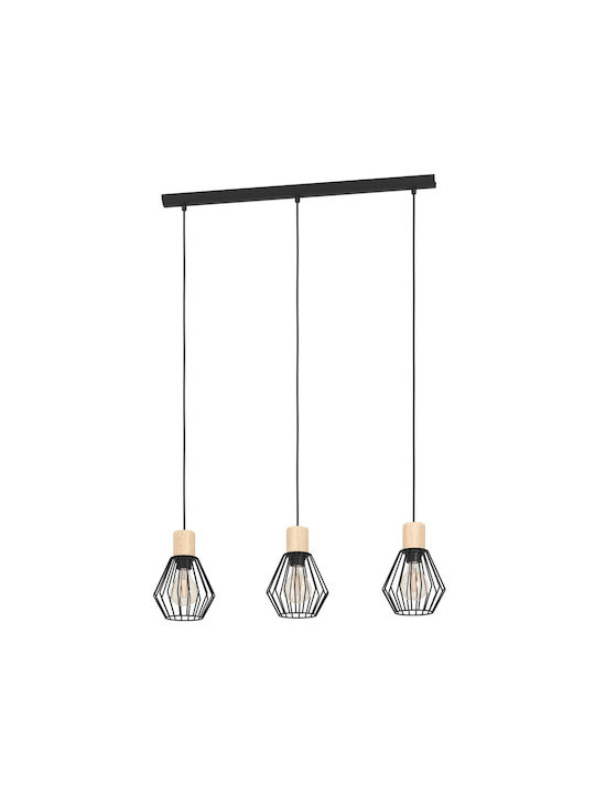 Eglo Pendant Light Brown 76x16x110cm