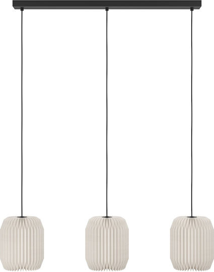 Eglo Lumini Suspendate Negru Cu Bază De Bec E27 88x18x110cm