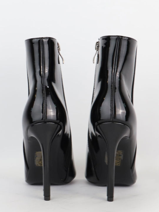 Women's Ankle Boots made of Patent Leather Black