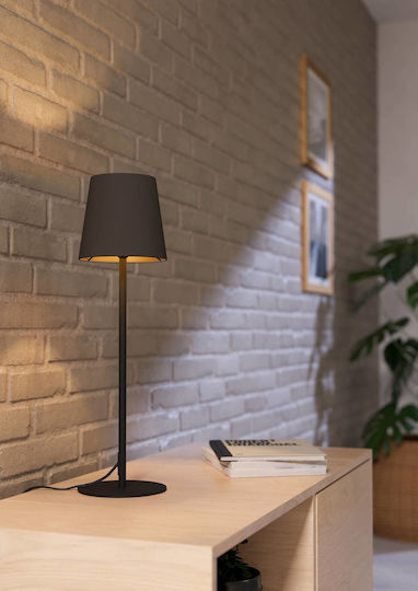 Eglo Table Lamp for E14 Socket with Black Shade and Base