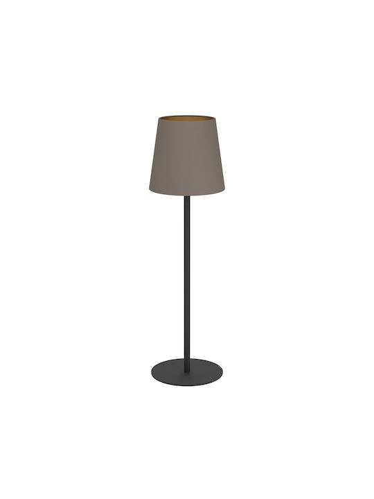 Eglo LED Table Lamp with Black Shade and Base