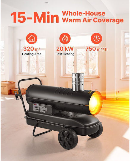Vevor Industrial Oil Air Heater 20kW