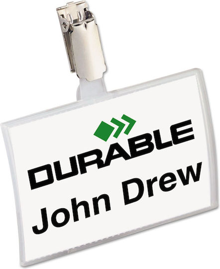 Durable 54x90 Clip Badge 8216-19
