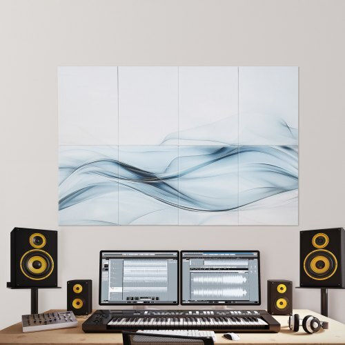 3D Wall Panels Adhesive Green 15.8x11.8cm 8 Pieces