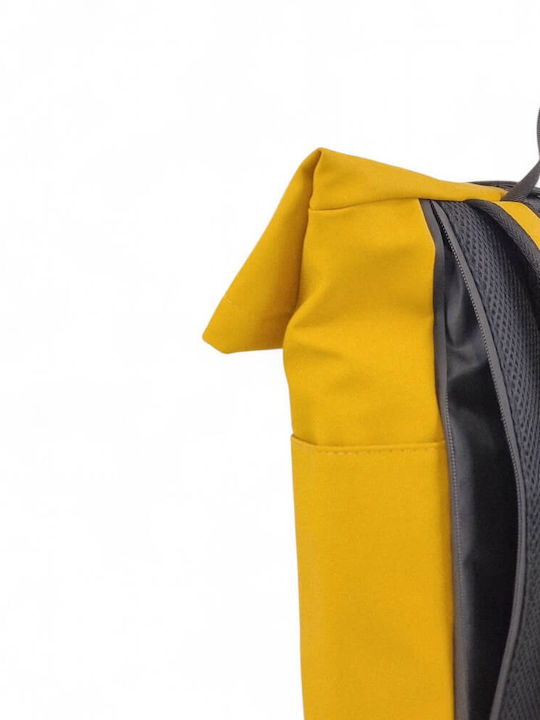 Mcan Backpack Αδιάβροχο 15lt Κίτρινο