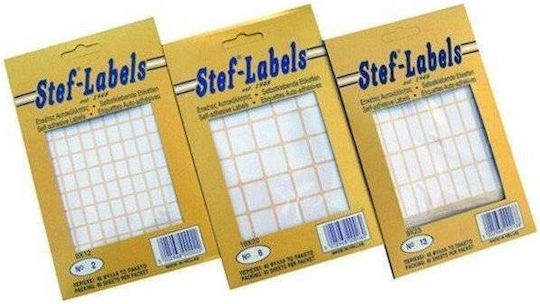 Stef Labels Small Adhesive Labels in White Color 100x23mm