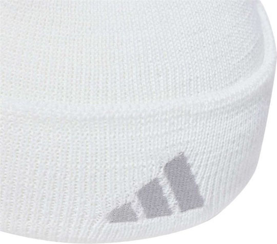 Real Madrid Woolie Cap Beanie Unisex Beanie Gestrickt in Weiß Farbe