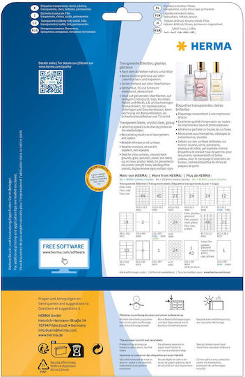 Herma 525 Etichete autoadezive A4 Dreptunghiulare 63.5x38.1mm