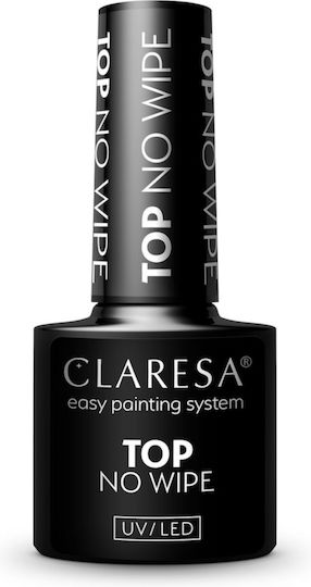 Claresa No Wipe Grundierung für UV/LED Halbmatt Nagellacke 5ml Top No Wipe