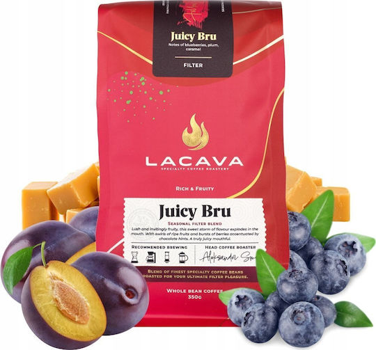 LaCava Filterkaffee Arabica Juicy Bru Bohnen 350gr