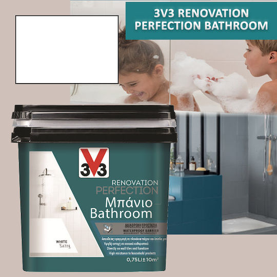 V33 Renovation Perfection Bathroom Цвят Бял Бял 750мл