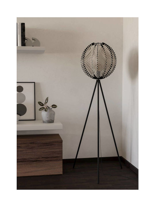 Eglo Eglo Stehlampe Mit E27 Lampenbirnensockel Schwarz