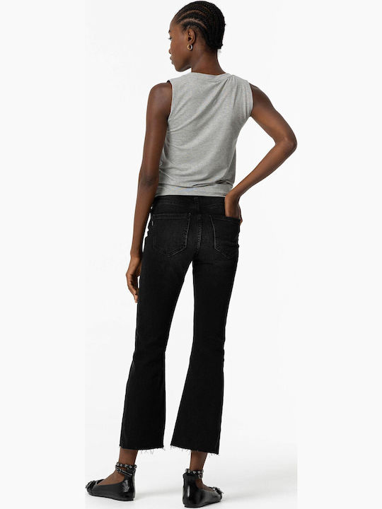 High Waist Women's Jean Trousers Black
