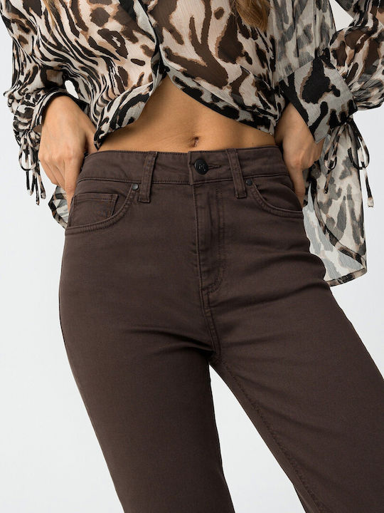 Women's Jean Trousers Brown