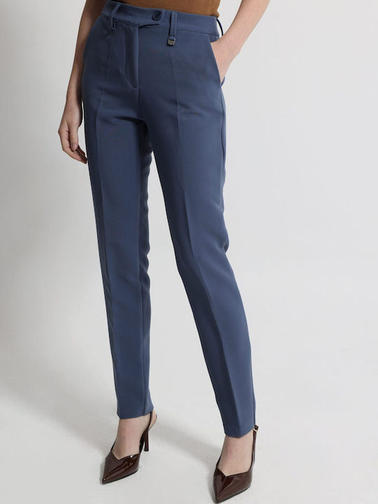 Women's Fabric Trousers Blue