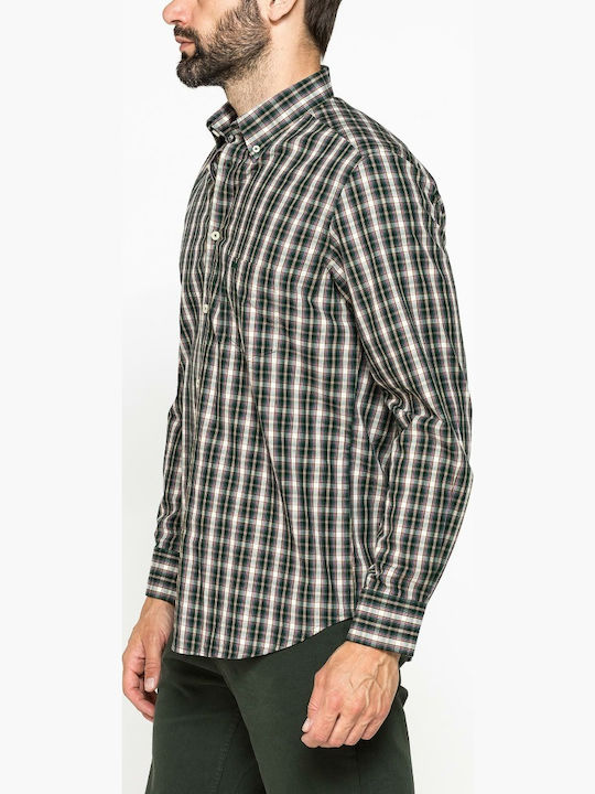 Langärmlig Hemd Geprüft Olive