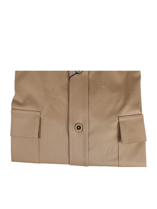 Cu mânecă lungă Cămașă Beige