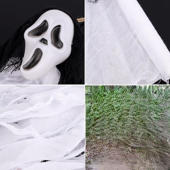 Halloween Skeleton Decoration Zola Hanging 50 X 90 Cm White Black