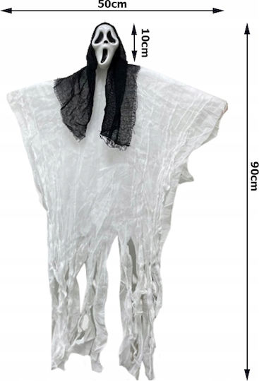 Halloween Skeleton Decoration Zola Hanging 50 X 90 Cm White Black