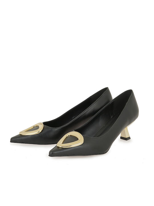 Pumps mit mittelhohem Absatz Schwarz