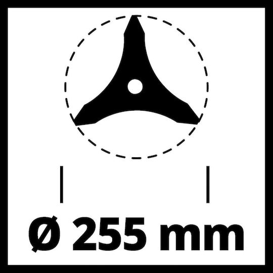 Einhell Lamă / Disc de tăiere a buruienilor 255mm 3 dinți 3405082