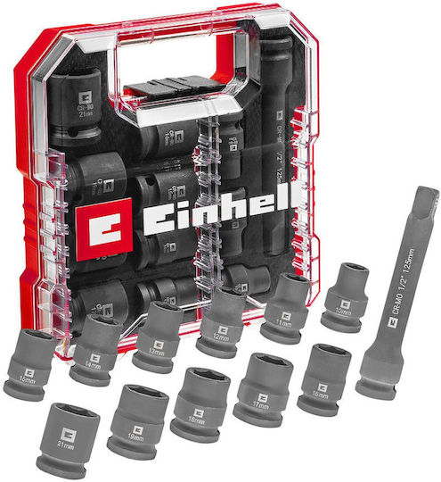 Einhell Impact Resistant Bit Steckschlüssel Set 12 Stück