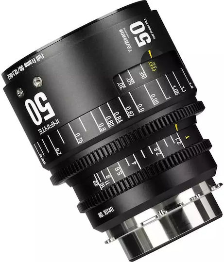 7artisans Full Frame Φωτογραφικός Φακός INFINTE Cine 50mm T2.1 PL Σταθερός Μαύρος