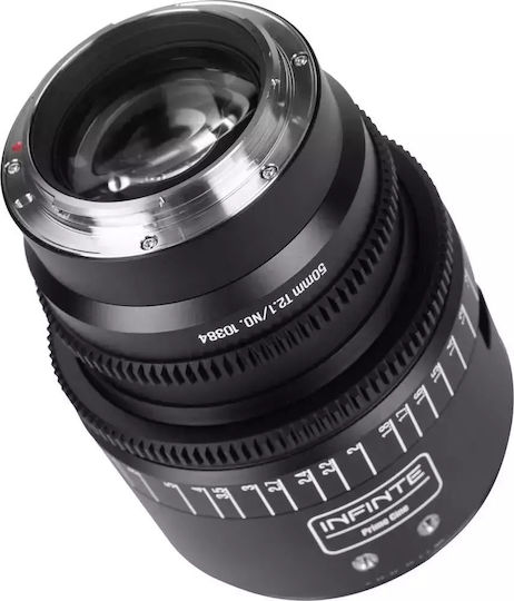 7artisans Full Frame Φωτογραφικός Φακός INFINTE Cine 50mm T2.1 PL Σταθερός Μαύρος