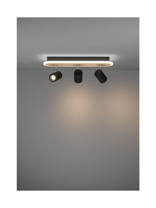 Eglo LED Θερμό Λευκό Σποτ σε Καφέ Χρώμα