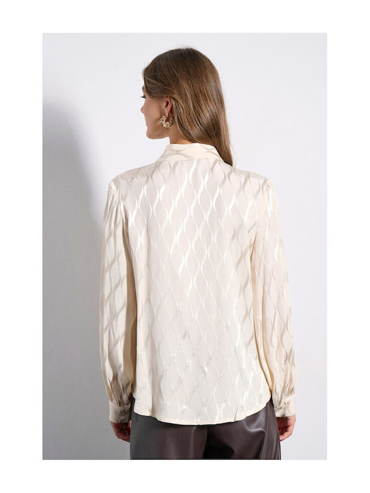 Women's Long Sleeve Shirt Off White