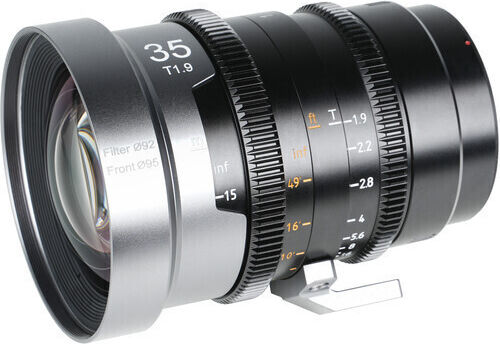 Sigma Voller Rahmen Kameraobjektiv IronStar 35mm T1.9 Anamorphic 1.5x Festbrennweite für Arri PL Mount Black