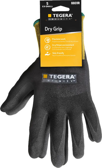 Tegera Infinity Arbeitshandschuhe Schwarz Nitril 1Stück