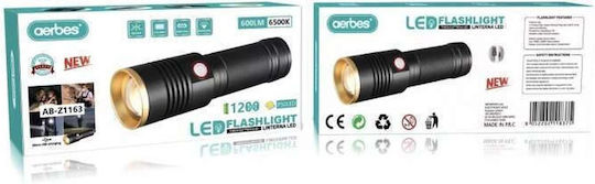 Aerbes Flashlight LED with Maximum Brightness 600lm