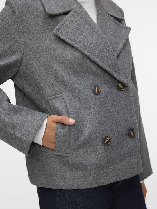 Vincemia Γυναικείο Medium Grey Melange Παλτό