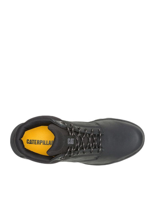 Leather Black Men's Boots