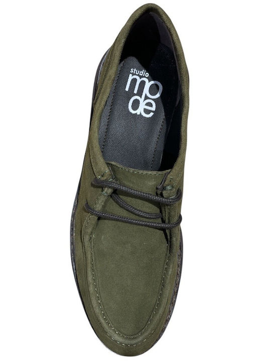 Damen Loafers in Grün Farbe