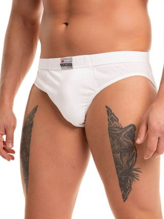 Slipuri pentru bărbați White 1Pachet