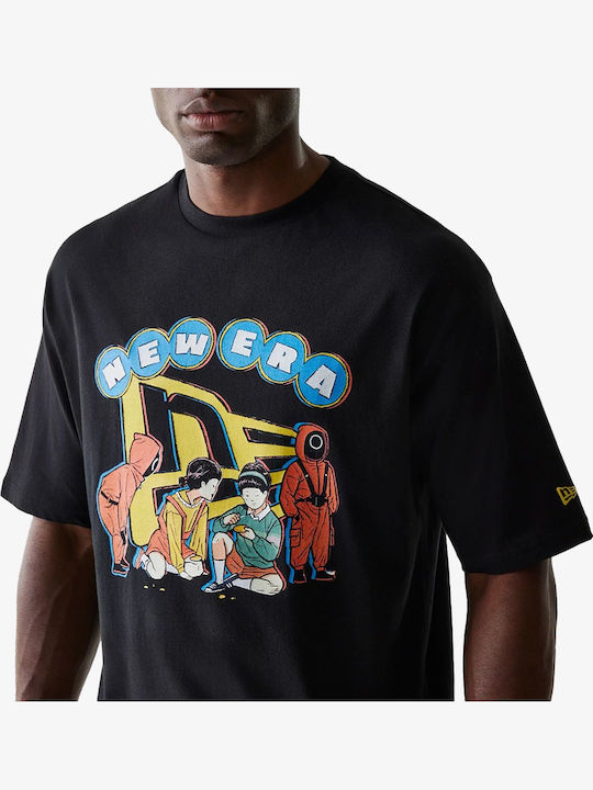 New Era Men Squid Game Graphic T-shirt Black 60767034