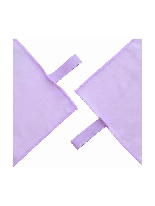 vidaXL Purple Gym Towel