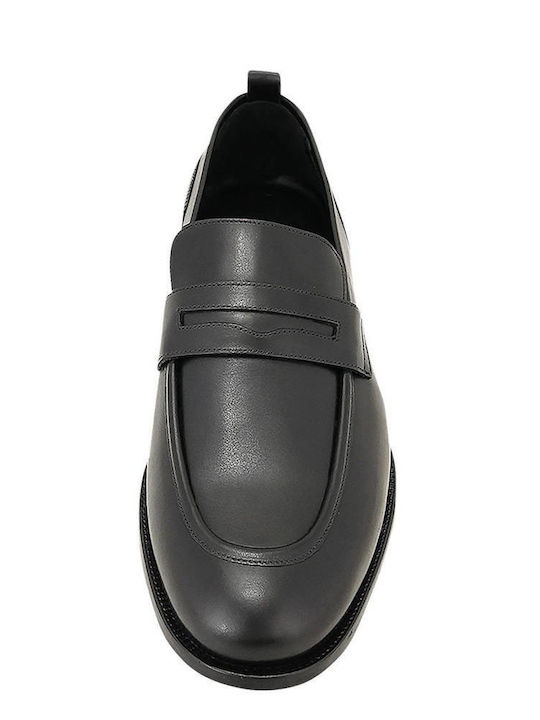Men's Leather Moccasins Black