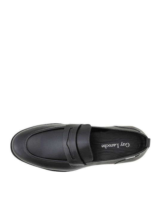 Men's Leather Moccasins Black